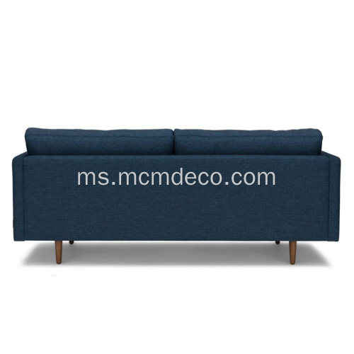 Anton Twilight Blue Fabric Sofa